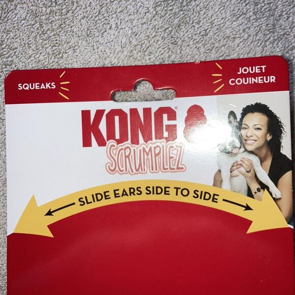KONG Holiday Scrumplez Dog Toy Tugging Squeaking Interactive Play Hard to Find - Picture 10 of 16